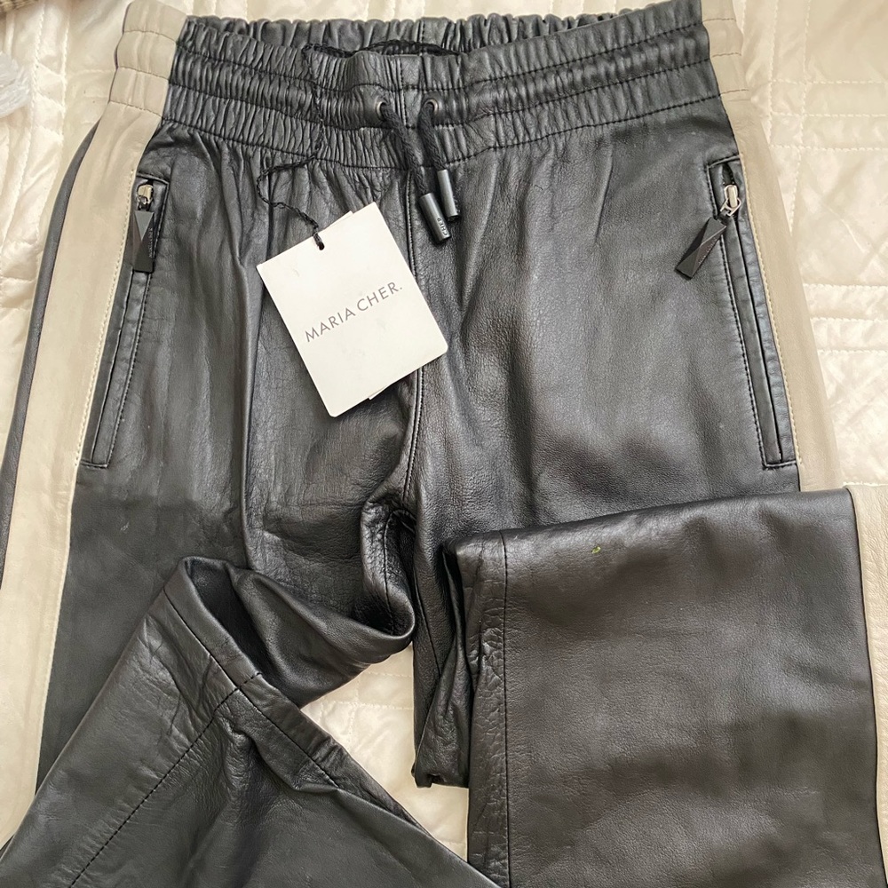 Maria Cher leather pants